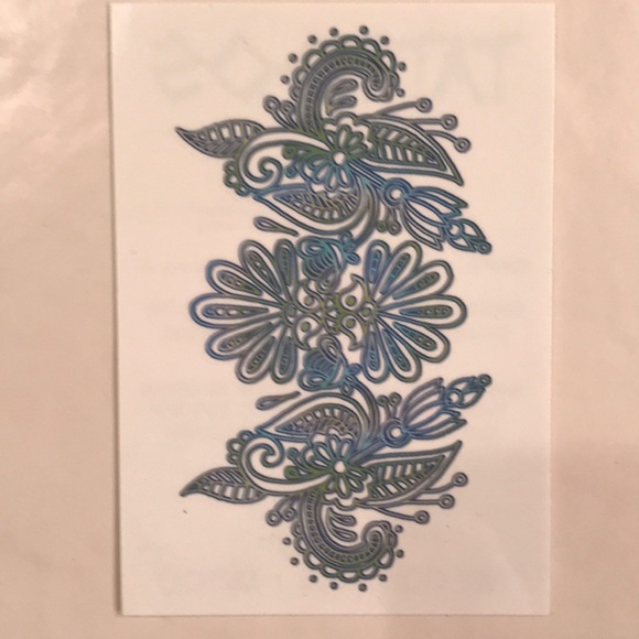 Set of 3 mendhi design temporary tattoos - Picture 3 of 5